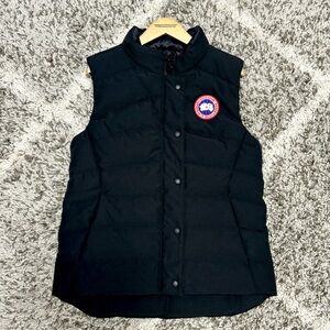 Black Canada Goose Vest